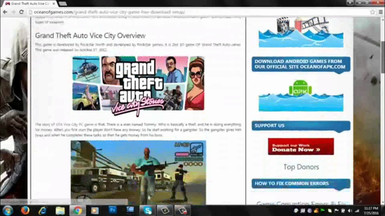 Games Vice City For Windows 7